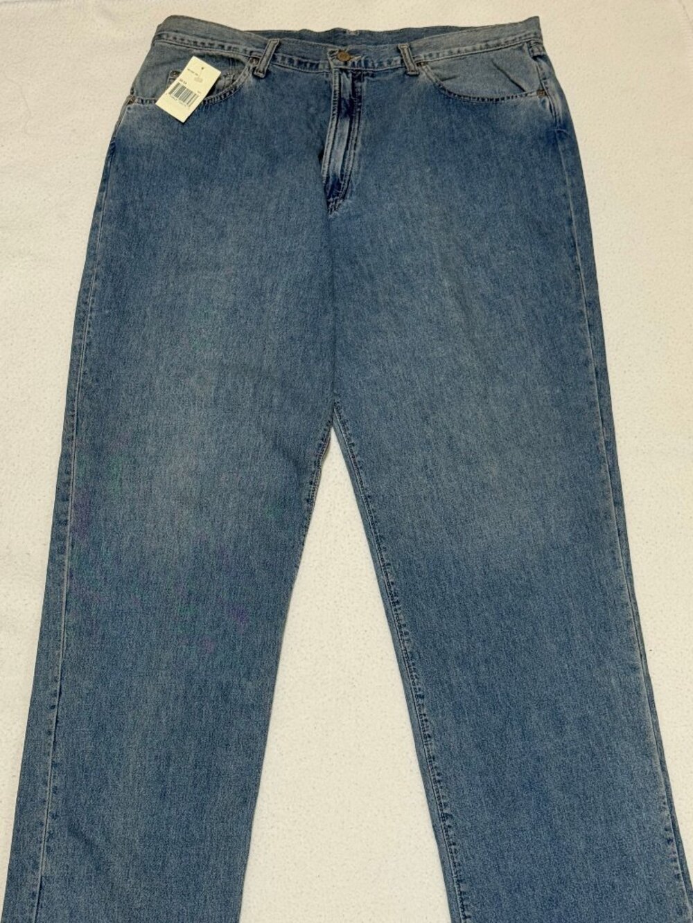 Vintage NWT RRL Jeans Men's Straight Leg Vintage Wash Blue Denim Pants - 38"x34"
